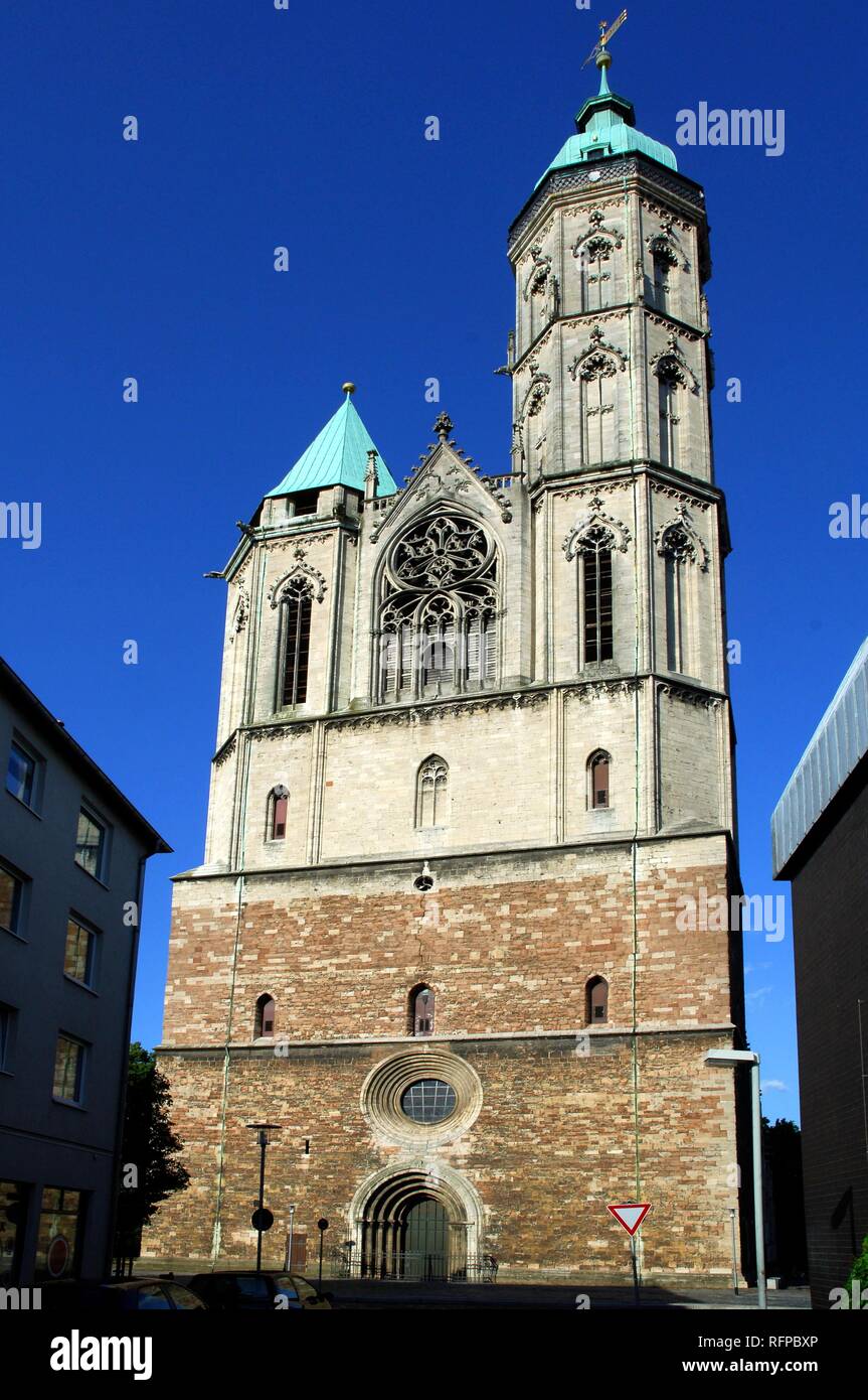 Église Saint Andreas, Brunswick, Basse-Saxe, Allemagne Banque D'Images