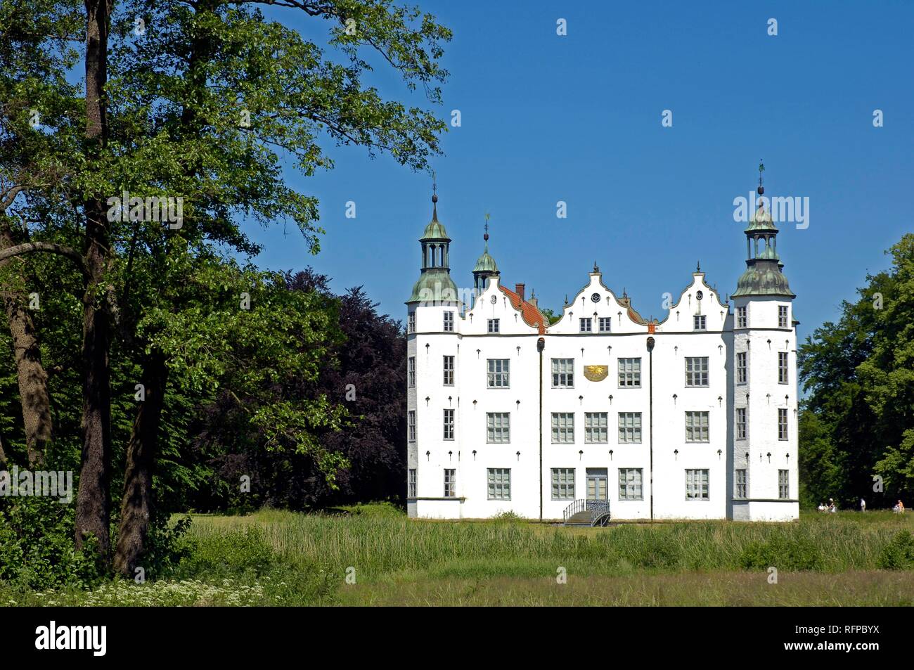 Château d'Ahrensburg, Schleswig-Holstein, Allemagne Banque D'Images