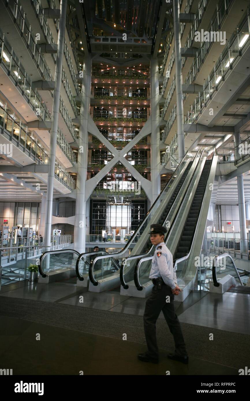 La Banque HSBC dans le centre de l'épouse royale, l'île de Hong Kong, Chine Banque D'Images