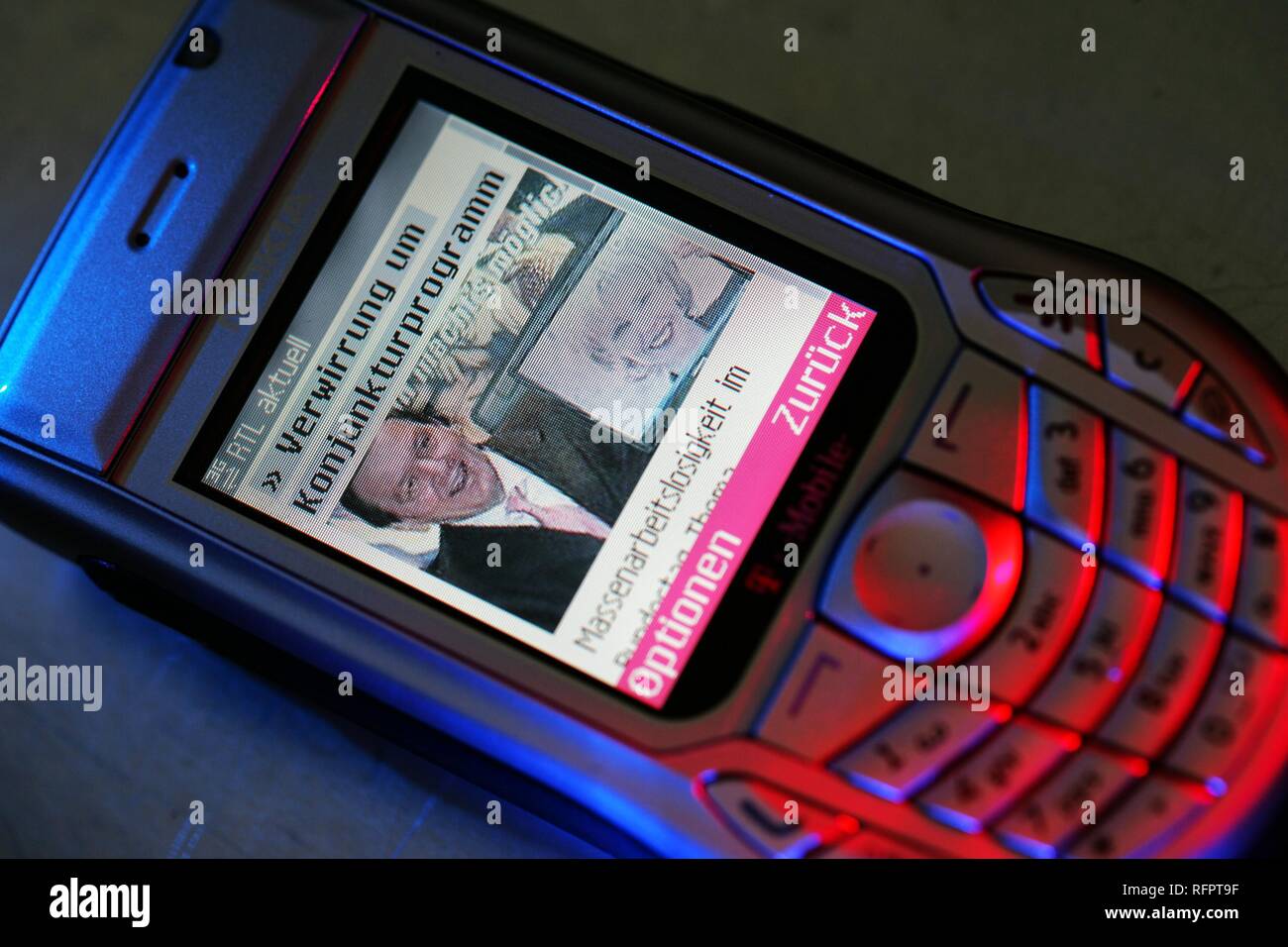 DEU, République fédérale d'Allemagne : votre téléphone portable avec la technologie UMTS. Banque D'Images