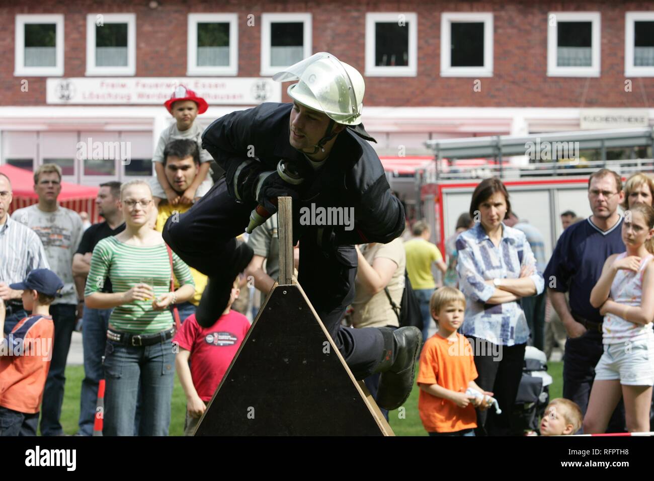 DEU, République fédérale d'Allemagne, Essen : concours d'volountee les pompiers. Banque D'Images