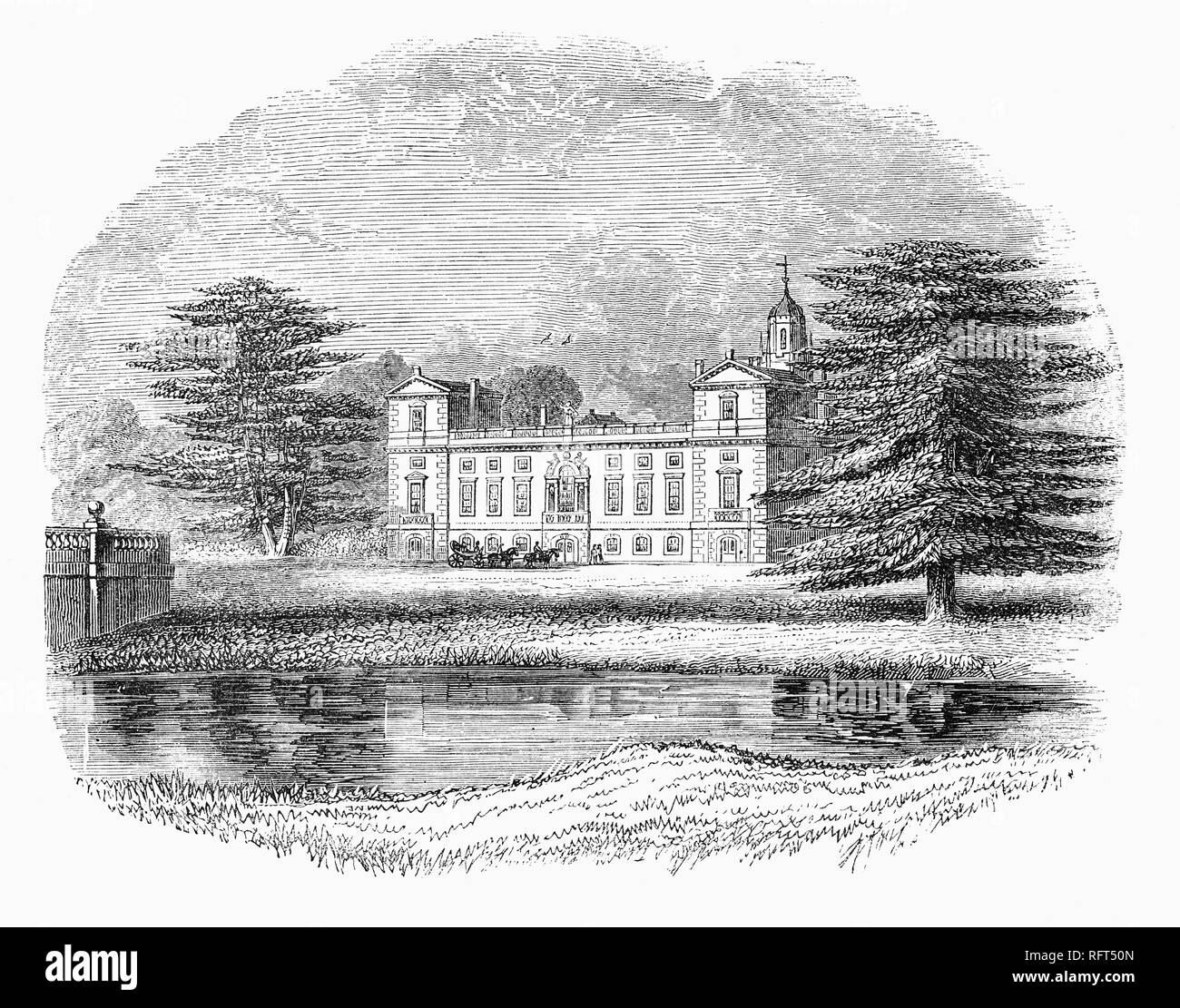 Wilton House, un remarquable exemple de l'architecture palladienne, est une maison de campagne anglaise à Wilton près de Salisbury dans le Wiltshire. Il a été le pays siège de la comtes de Pembroke depuis plus de 400 ans. Banque D'Images