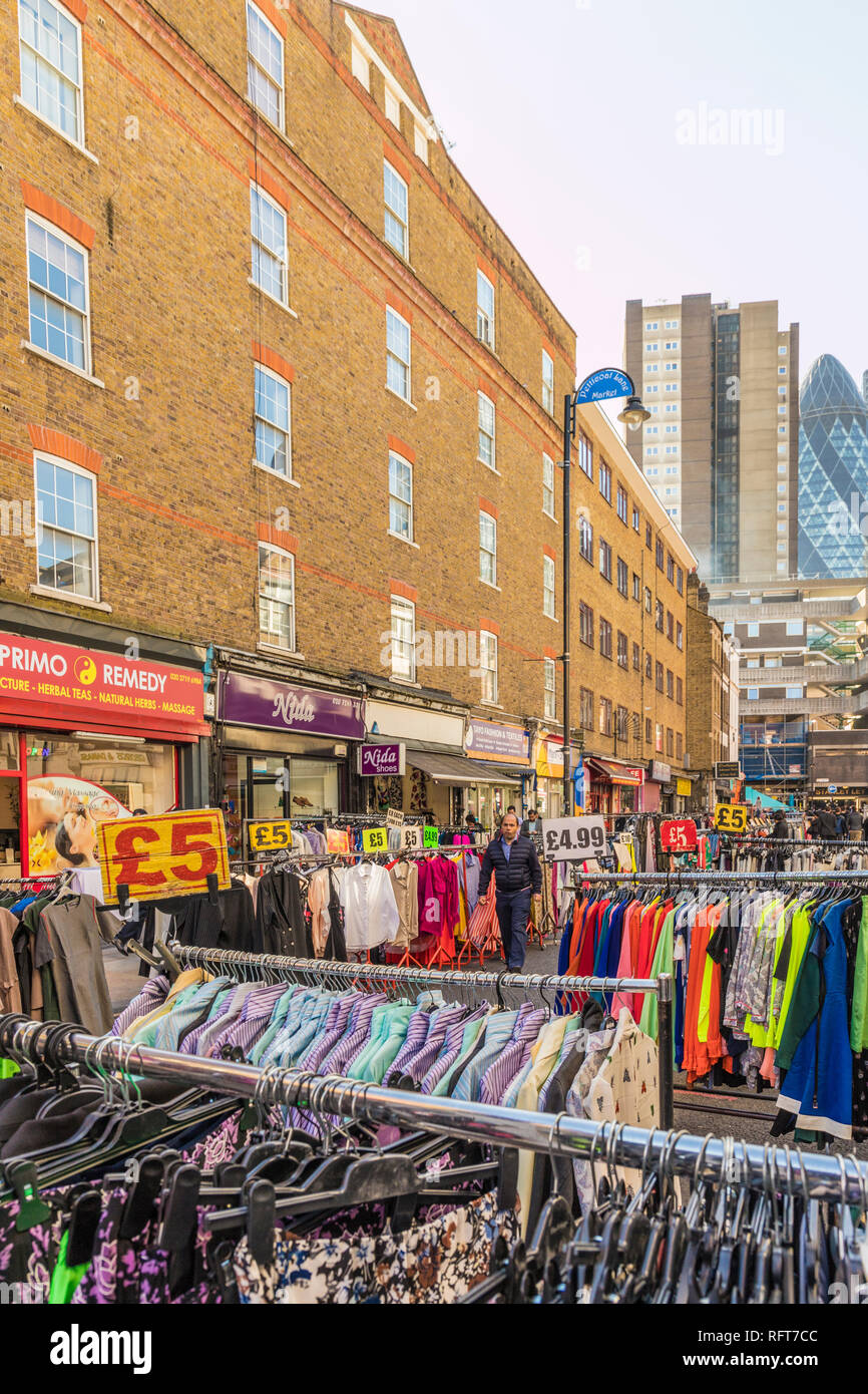 Marché Petticoat Lane, Londres, Angleterre, Royaume-Uni, Europe Banque D'Images