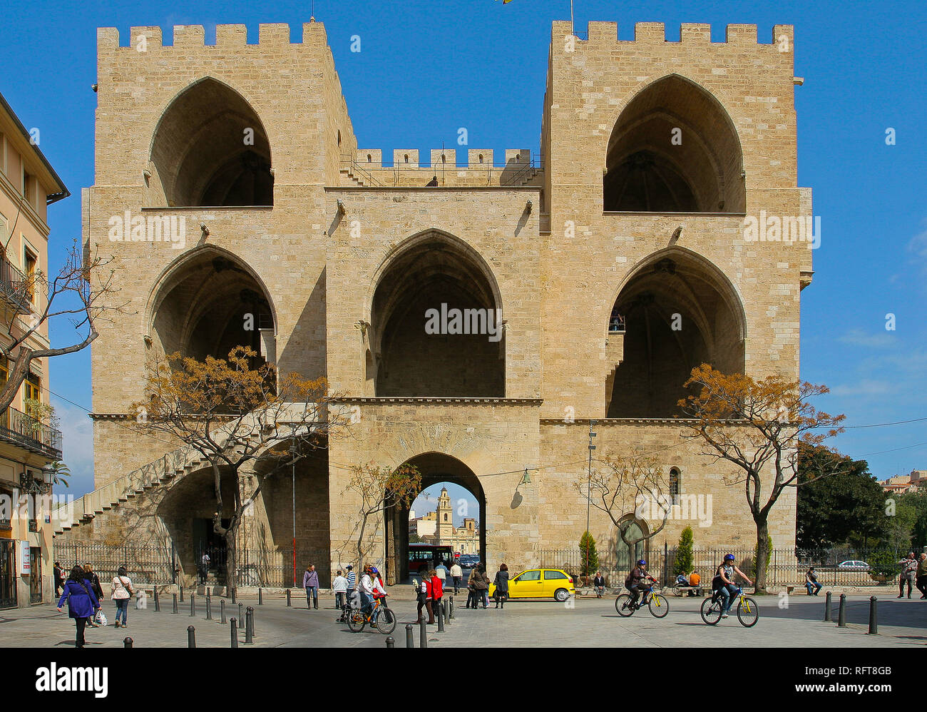 Les tours de Quart, Valence, Communauté Valencienne, Espagne, Europe Banque D'Images