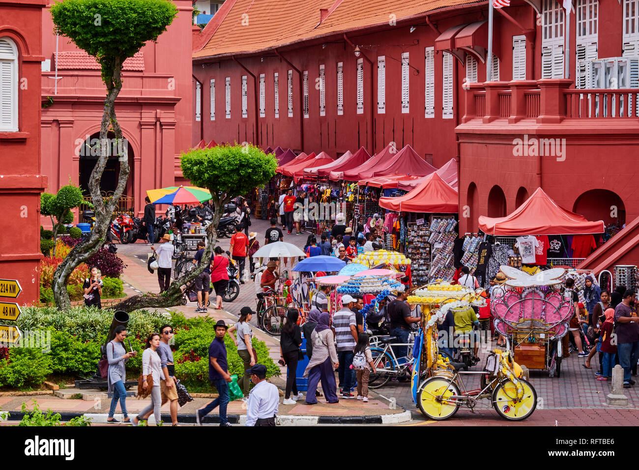 City Square, Malacca, Site du patrimoine mondial de l'UNESCO, de l'état de Malacca, Malaisie, Asie du Sud, Asie Banque D'Images