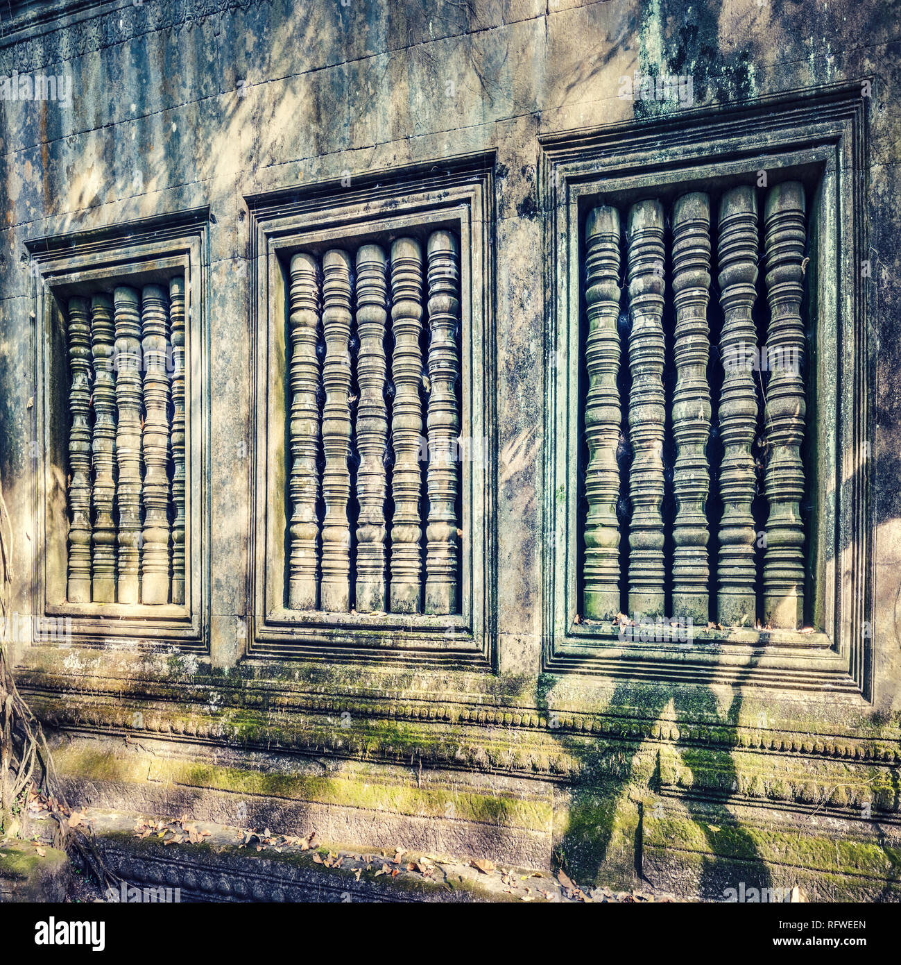 Beng Mealea ou Bung Mealea temple à matin. Siem Reap. Cambodge Banque D'Images