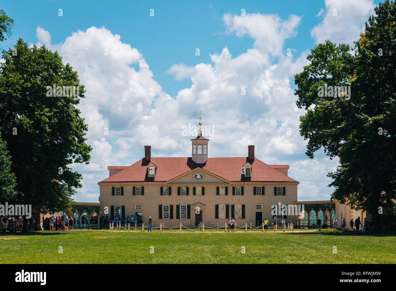 George Washington's Mount Vernon, à Mount Vernon, en Virginie Banque D'Images