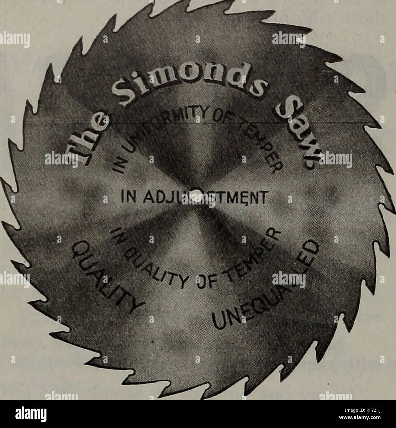 . Industries canadiennes forestières Janvier-juin 1922. L'exploitation forestière ; les forêts et la foresterie ; Produits forestiers ; l'industrie de pâte de bois ; industries du bois. 44 BÛCHERON CANADA. SIMONDS SA WS Infrastructure sur une scie est tout aussi essentielle que c'est dans la composition d'une personne. En fait, c'est plus ainsi. Une scie qui se lève pour le travail et prend les coups de tous les jours sans devoir aller mal est un bon vit-il a backbone. Cette de- scribes Simonds scies circulaires, ainsi que d'autres styles de Simonds. Backbone est la fondation de Simonds. -Scies c'est le nec plus ultra de l'acier à partir de laquelle ils sont fabriqués et après qu'ils Banque D'Images