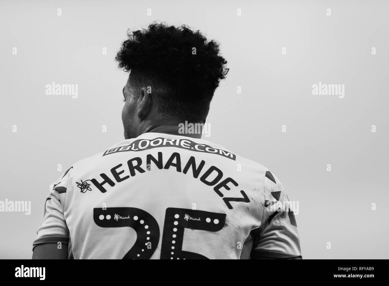 26 janvier 2019, Carrow Road, Norfolk, Angleterre ; Sky Bet Championship, Norwich City vs Sheffield United ; Onel Hernandez (25) de Norwich City Credit : Georgie Kerr/News Images images Ligue de football anglais sont soumis à licence DataCo Banque D'Images