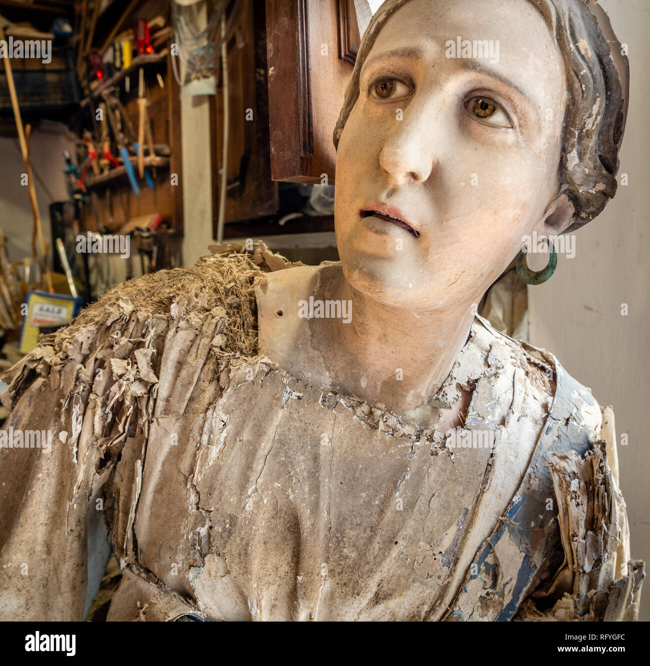 Lecce italy cartapesta papier mache Banque de photographies et d’images