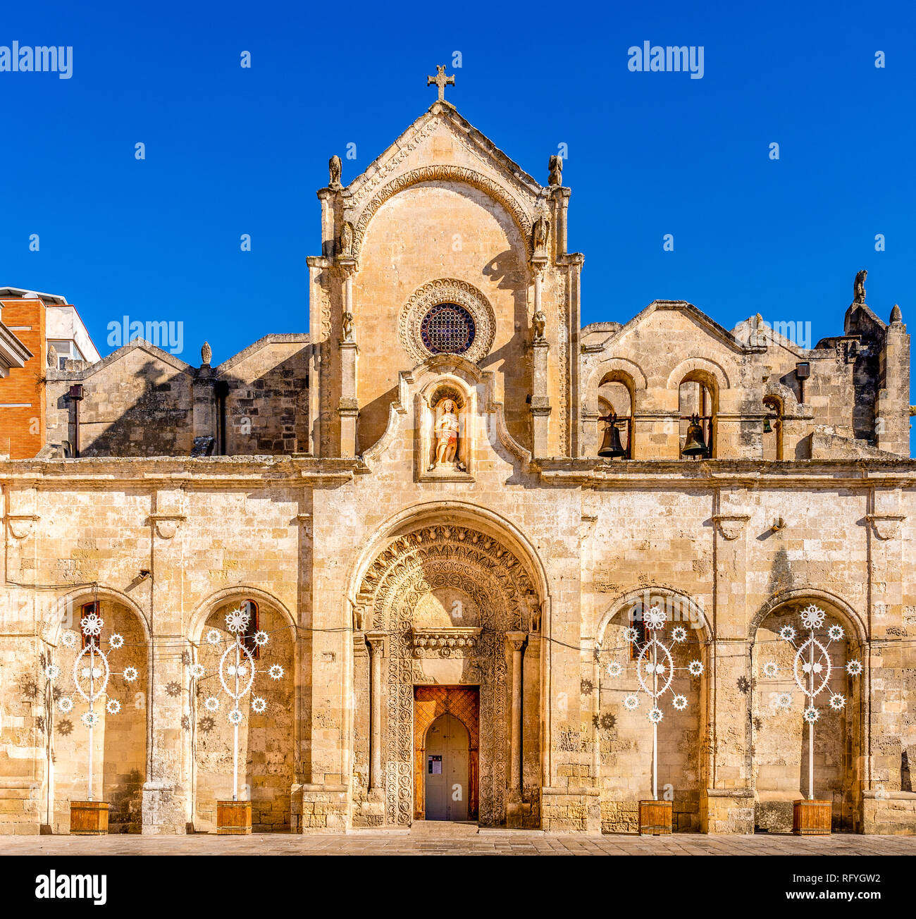 Église de San Giovanni Battista, Matera, Italie Banque D'Images