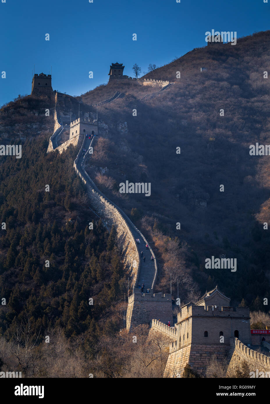 Grande Muraille de Chine, extraite du Château Numéro 7 Banque D'Images