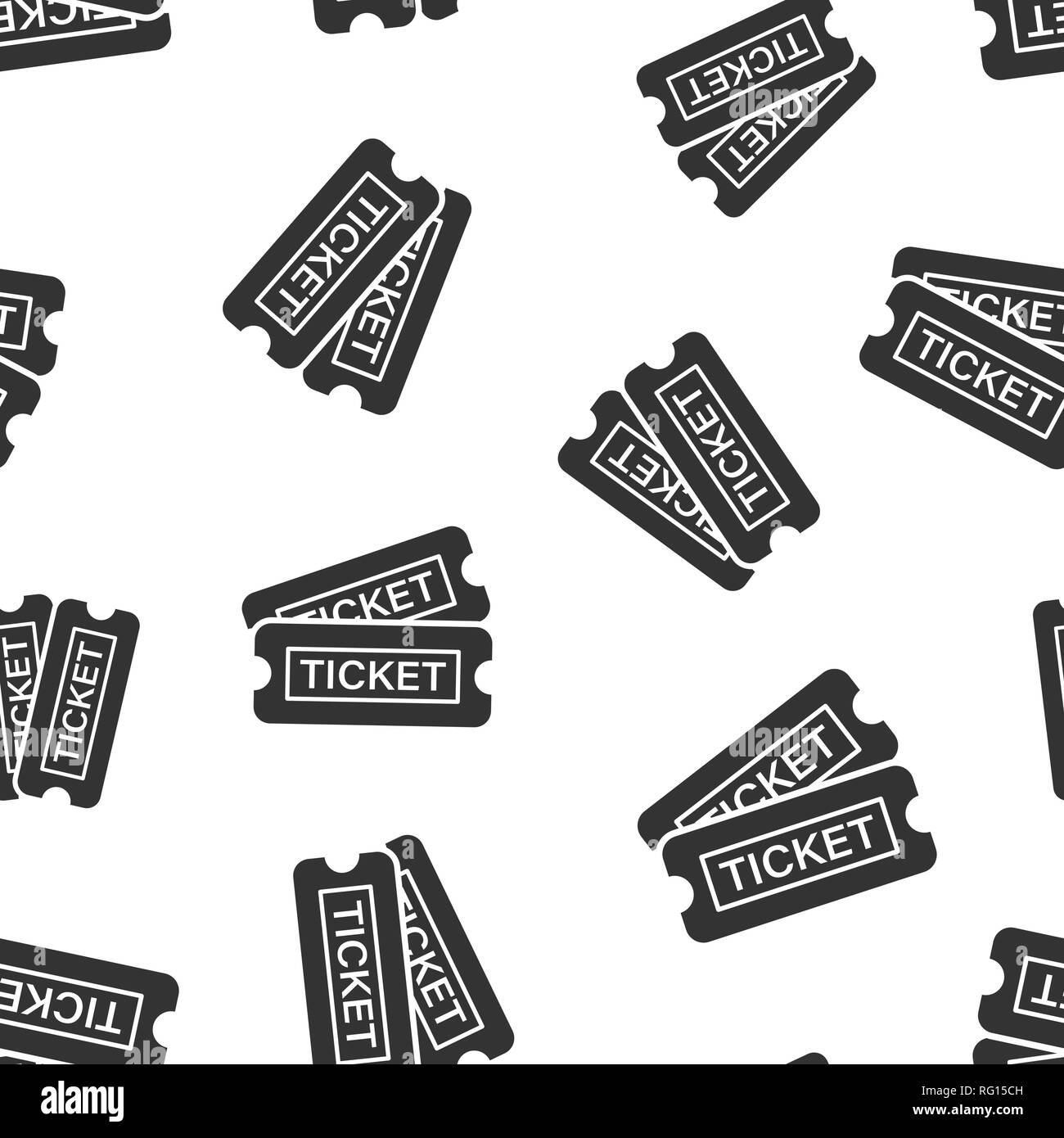 Ticket de cinéma sans icône. Admettre un coupon d