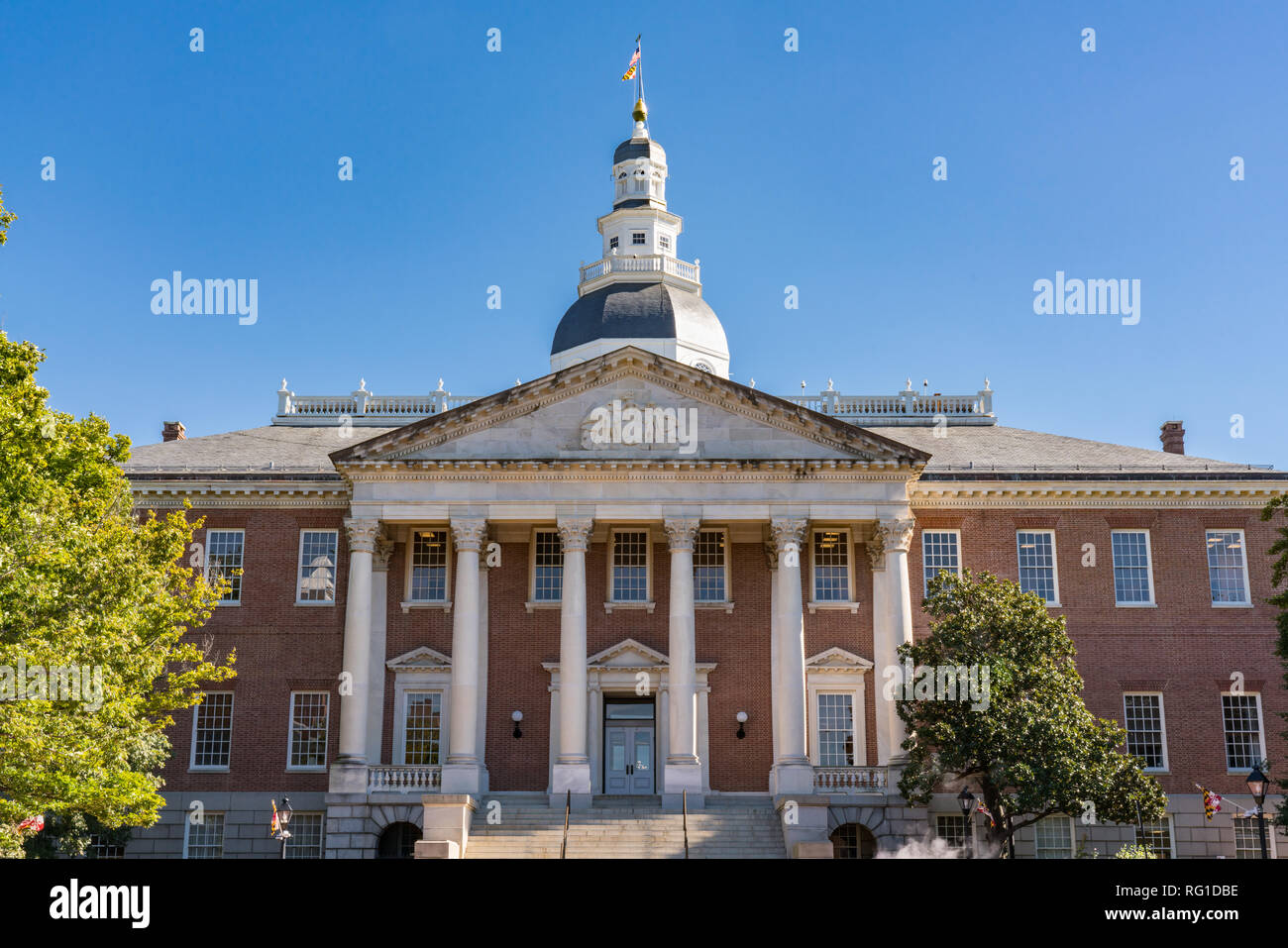 Bâtiment de la capitale de l'État du Maryland à Baltimore, Maryland Banque D'Images