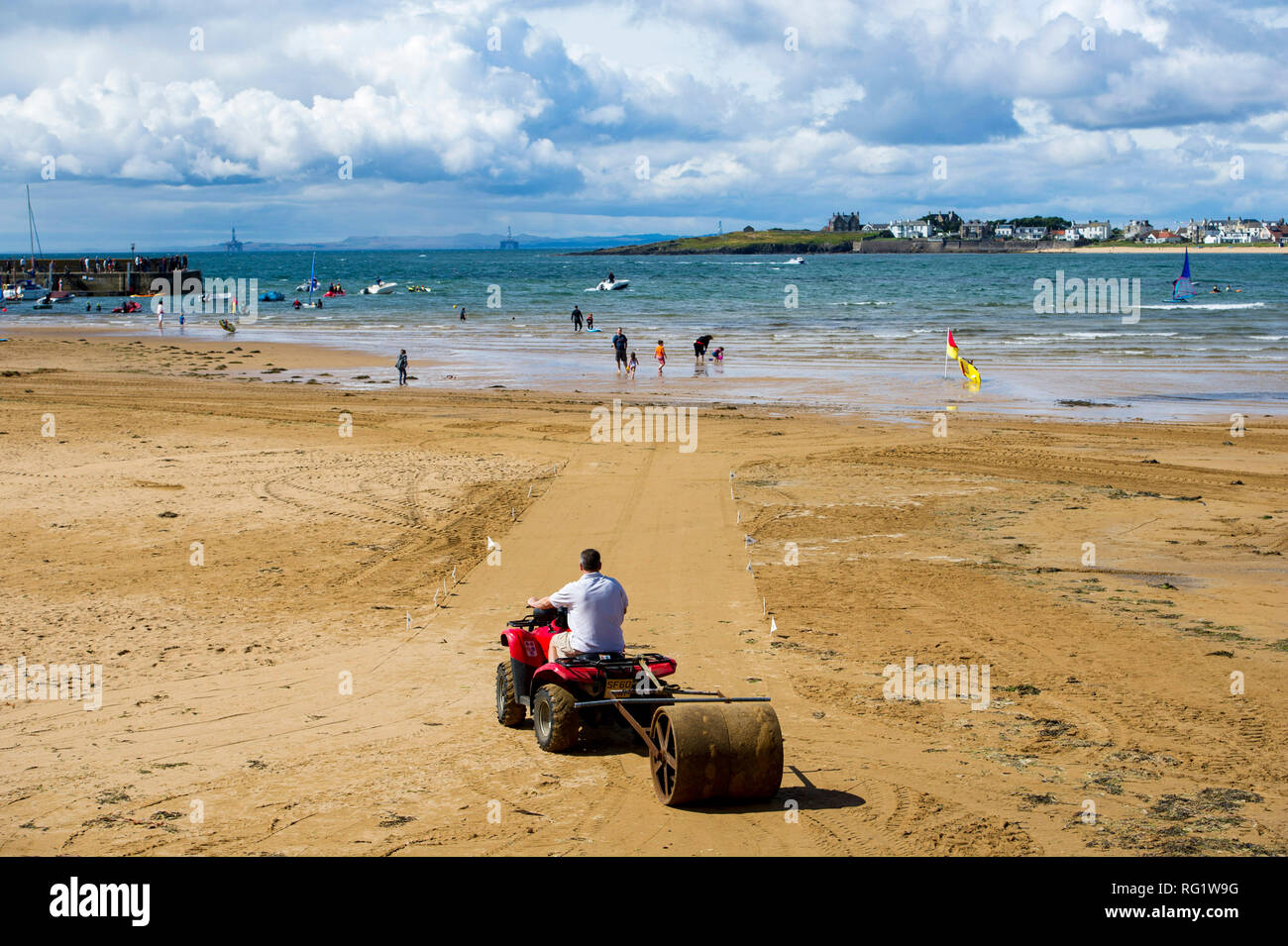 Elie Beach Festival de Cricket, Elie, Fife Banque D'Images