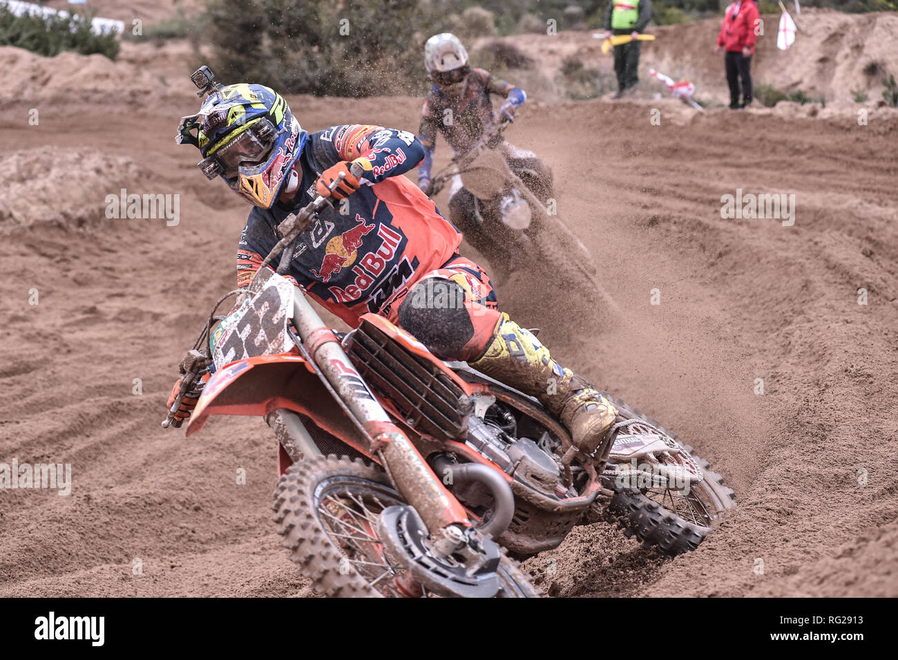 Foto LaPresse/Tocco Alessandro 20/01/2019 Cagliari(Italia) Motocross Sport INTERNAZIONALI D'Italia Motocross 2019 Crossodromo Le Dune Riola Sardo Nella foto:Tony Cairoli Banque D'Images