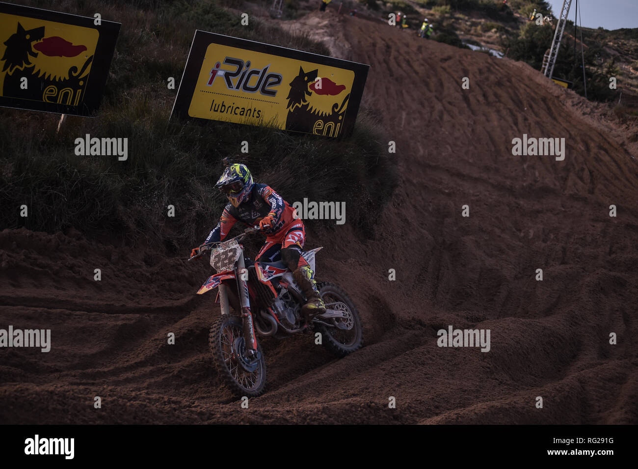 Foto LaPresse/Tocco Alessandro 20/01/2019 Cagliari(Italia) Motocross Sport INTERNAZIONALI D'Italia Motocross 2019 Crossodromo Le Dune Riola Sardo Nella foto:Tony Cairoli Banque D'Images