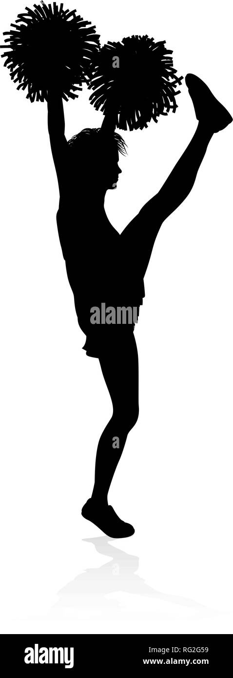 Pom-poms Pom avec ossature Illustration de Vecteur