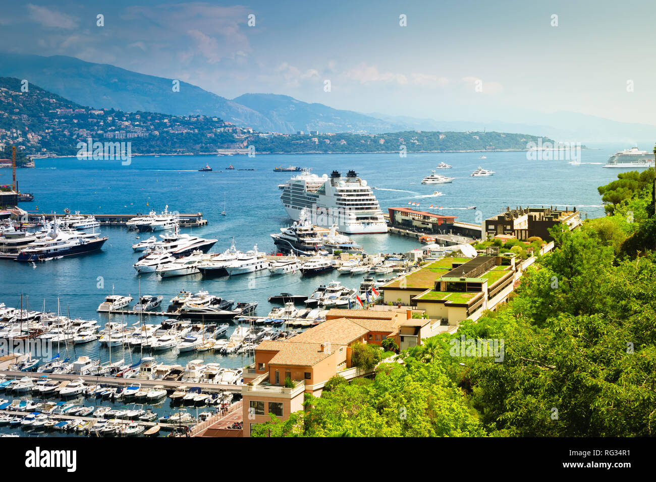 Port Hercules, Monaco Banque D'Images