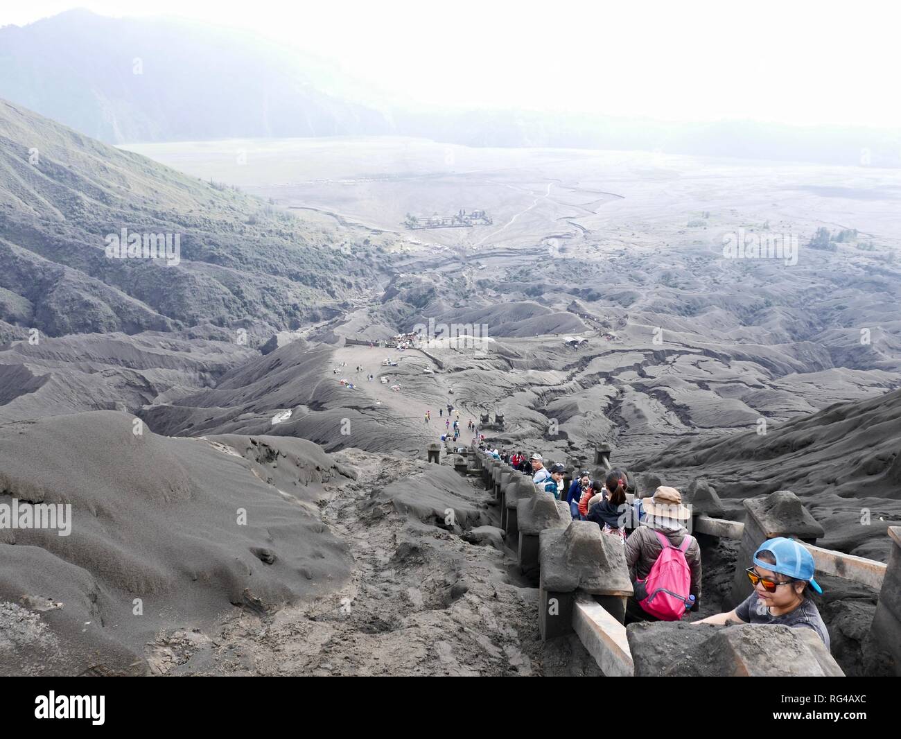 Le Parc National de Bromo Tengger Semeru Banque D'Images