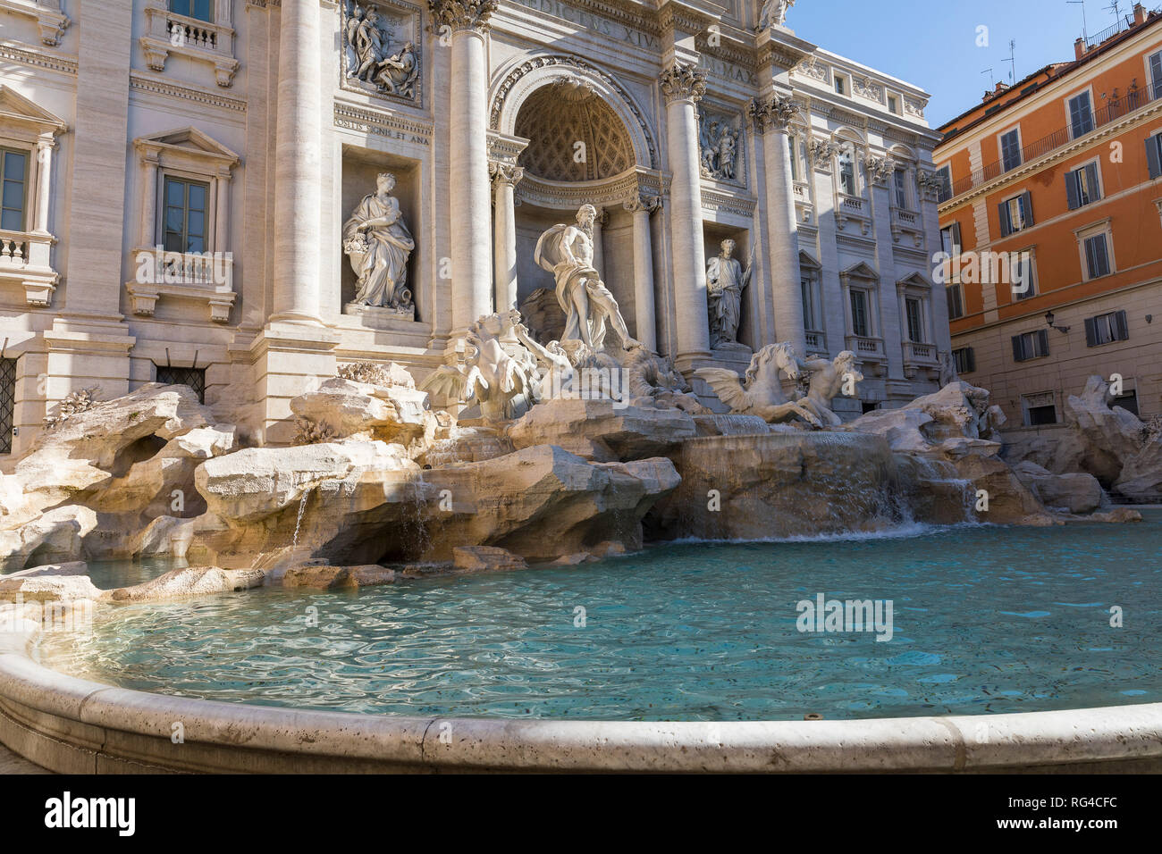 Fontaine de Trevi, Rome, Italie, Europe Banque D'Images