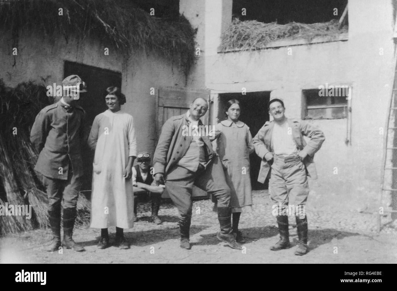 L'Italie, la guerre, le bonheur, 1915-1918 Banque D'Images