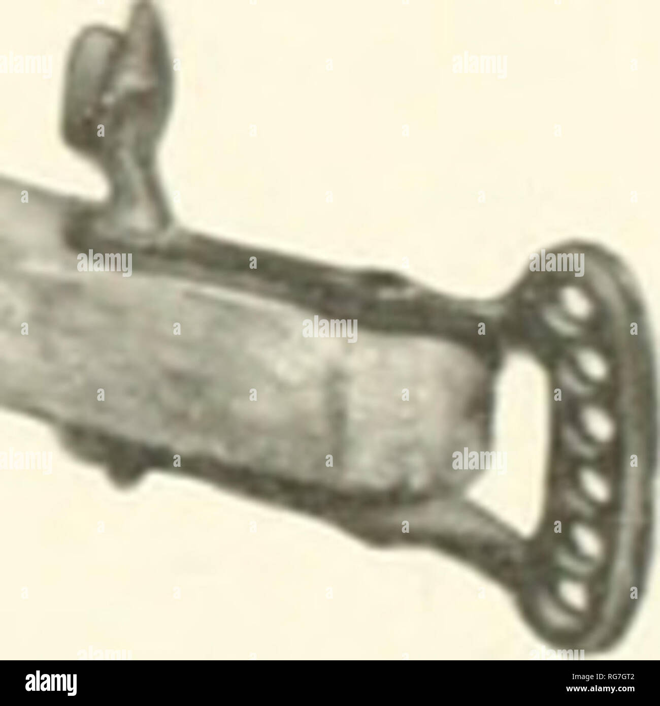 . Bulletin - United States National Museum. La science. sur l'élaboration d'un versoir en acier et l'hypothèse est qu'à partir de la charrue 1837 onward étiré une ligne ininterrompue de charrues à versoir en acier. Une publicité pour les charrues John Deere dans le 10 mars 1843, question de l'enregistrement Rock River, publiés chaque semaine dans le Grand Détour, Illinois, donne une description détaillée, ici présenté dans son intégralité : John Deere informe respectueusement ses amis et clients, de la collectivité agricole, de ce et les comtés adjacents, et les négociants en charrues, ihat il est maintenant disposé à remplir les commandes pour les mêmes sur presentati Banque D'Images