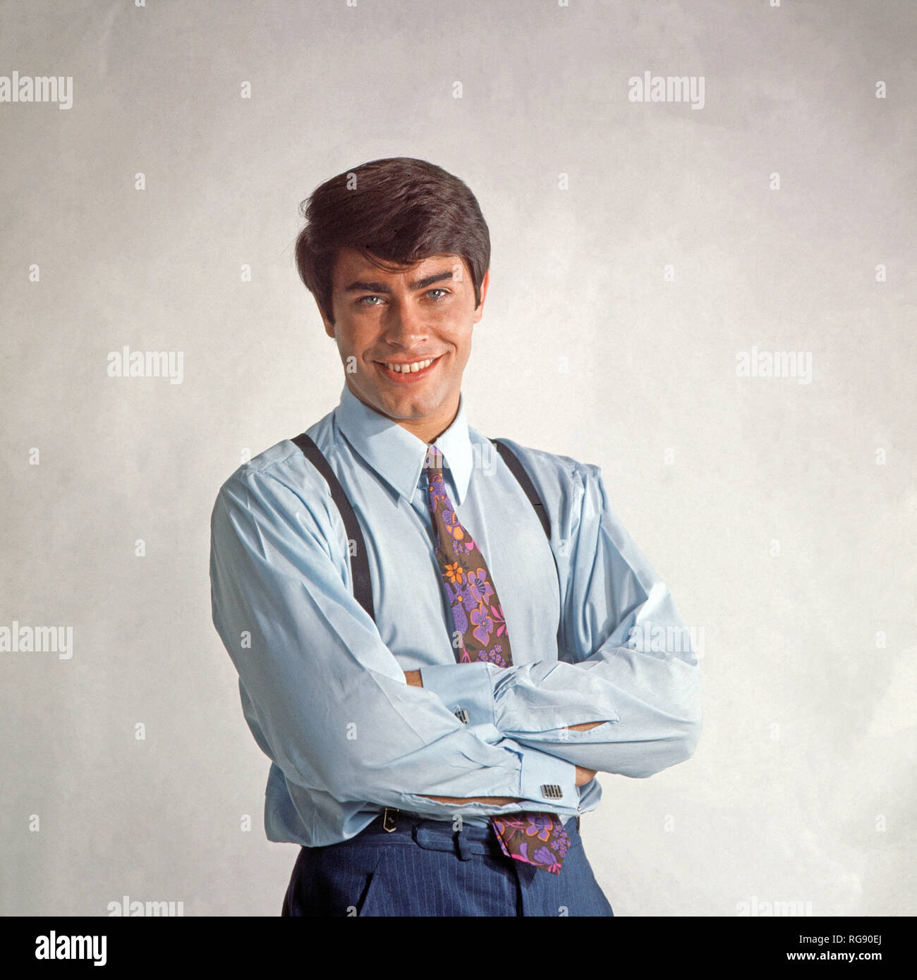 Acteurs et Actrices und der Deutsche Schlagersänger Roy Black, Deutschland 1966. Schlager allemand, chanteur et acteur Roy Black, Allemagne 1966. Banque D'Images