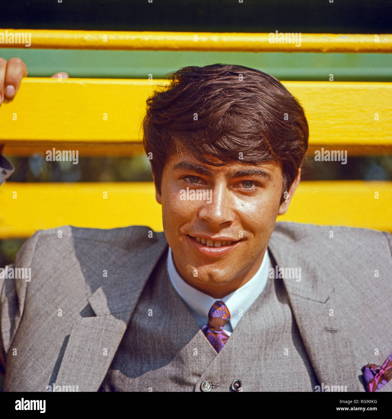 Acteurs et Actrices und der Deutsche Schlagersänger Roy Black, Deutschland 1966. Schlager allemand, chanteur et acteur Roy Black, Allemagne 1966. Banque D'Images