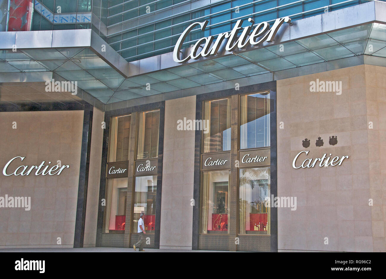 Boutique Cartier, centre commercial Suria KLCC, Kuala Lumpur, Malaisie Banque D'Images