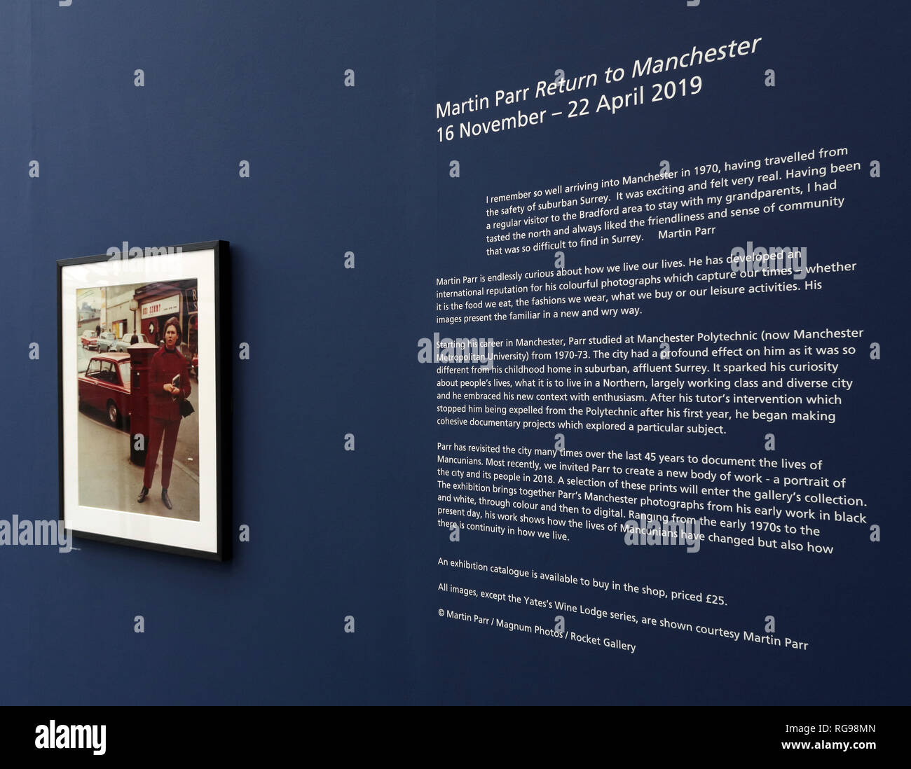 Amour Jeu des cubes, Martin Parr, retourner à Manchester Exposition introduction, Mosley Street Art Gallery, Jan 2019, Manchester, Royaume-Uni, M2 3JL Banque D'Images