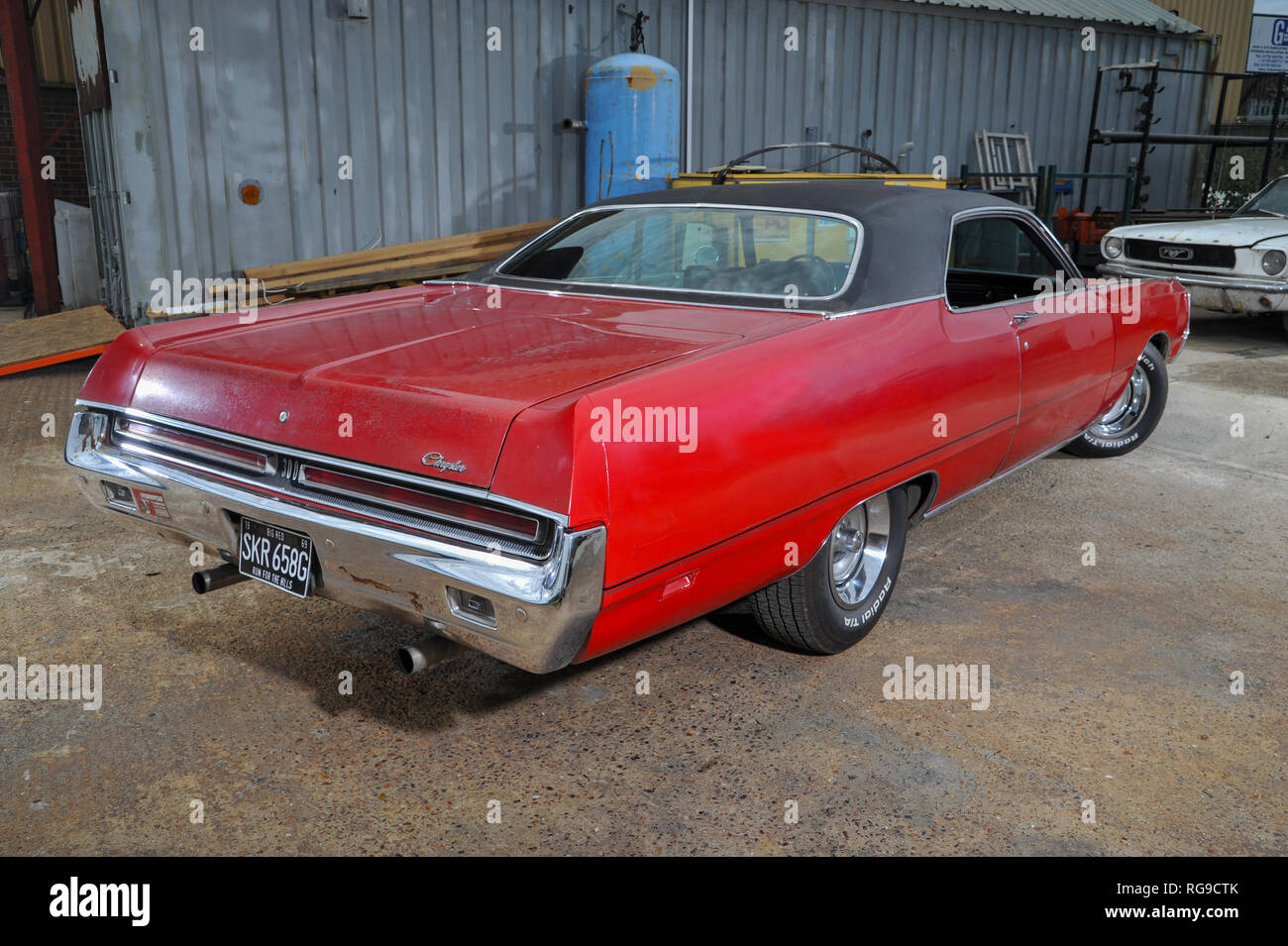 1969 Chrysler 300 - classic American muscle car Banque D'Images