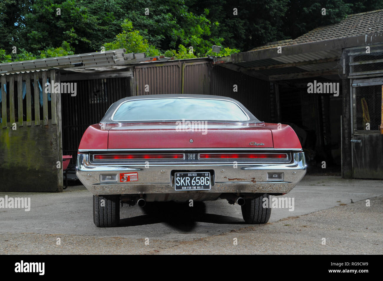 1969 Chrysler 300 - classic American muscle car Banque D'Images