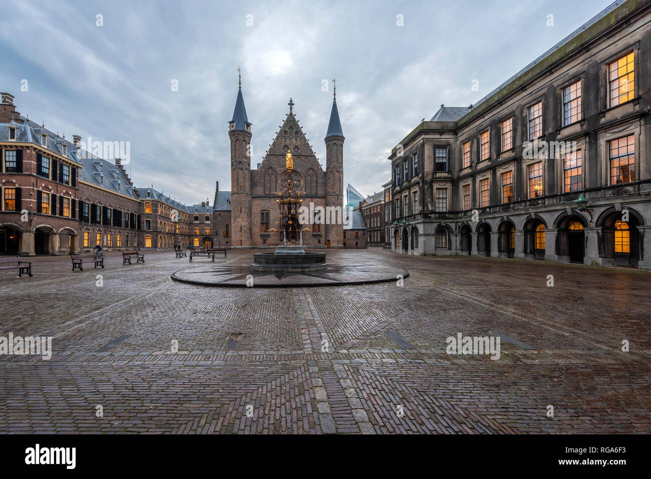 Pays-bas, la Hollande, La Haye, Binnenhof Banque D'Images