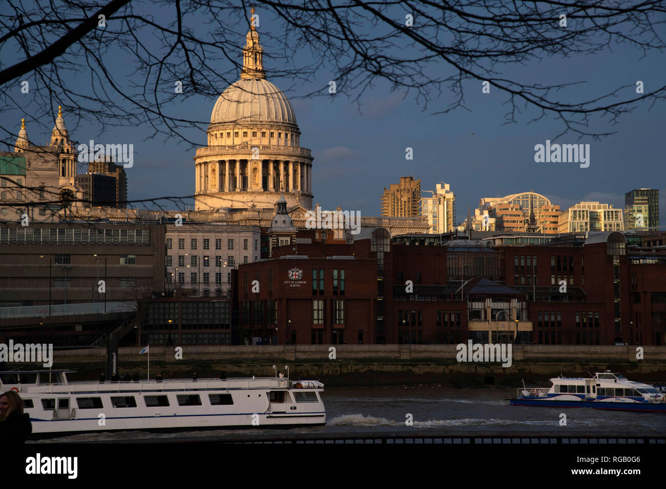 St Pauls Cathedral, Londres, Angleterre Banque D'Images