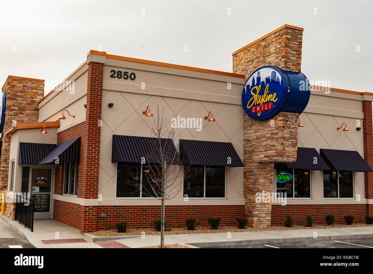 Skyline Restaurant Chili à Lexington Kentucky Banque D'Images