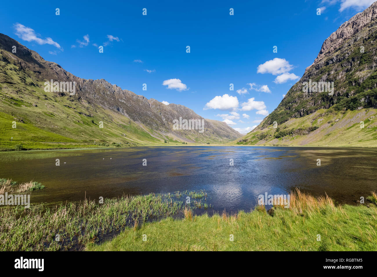 La Grande-Bretagne, l'Écosse, les Highlands écossais, Loch Glencoe, Achtriochtan Banque D'Images