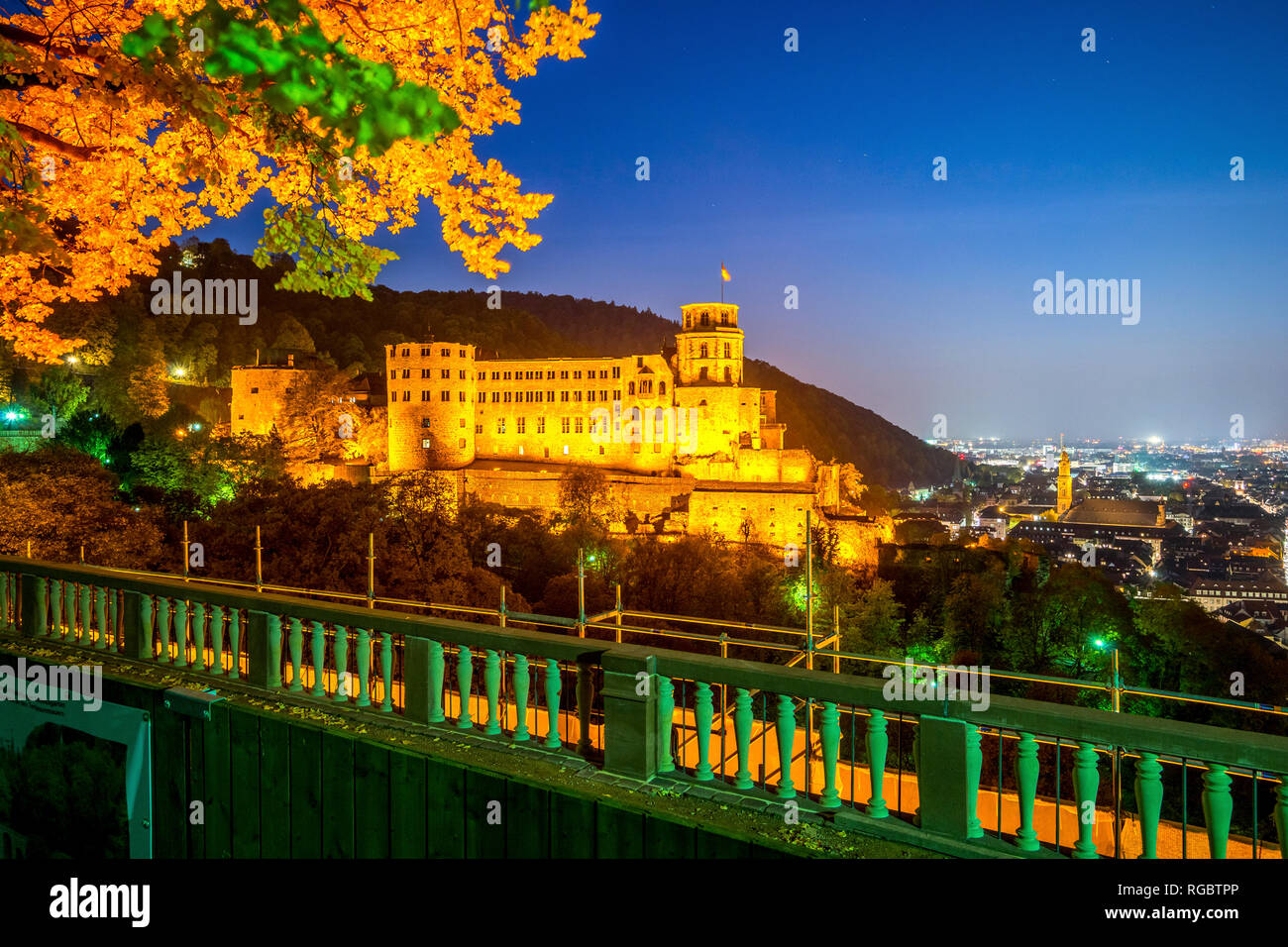 Allemagne, Heidelberg, Bade-Wurtemberg, Banque D'Images