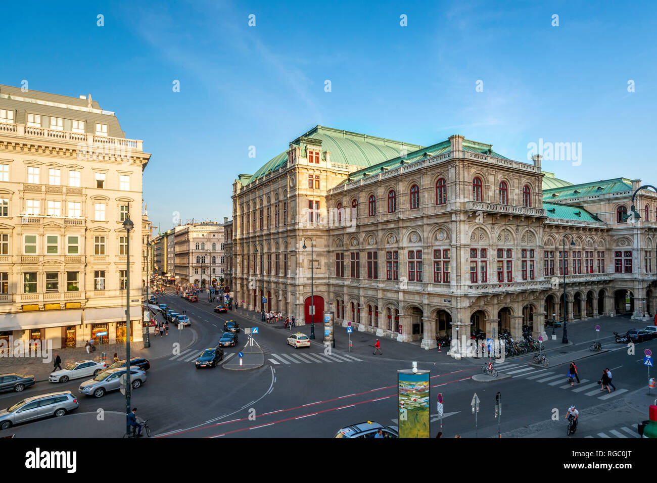 L'Autriche, Vienne, l'Opéra d'État de Vienne Banque D'Images