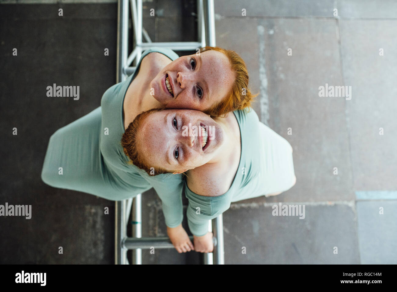 Les Jumeaux Roux Photo Stock Alamy