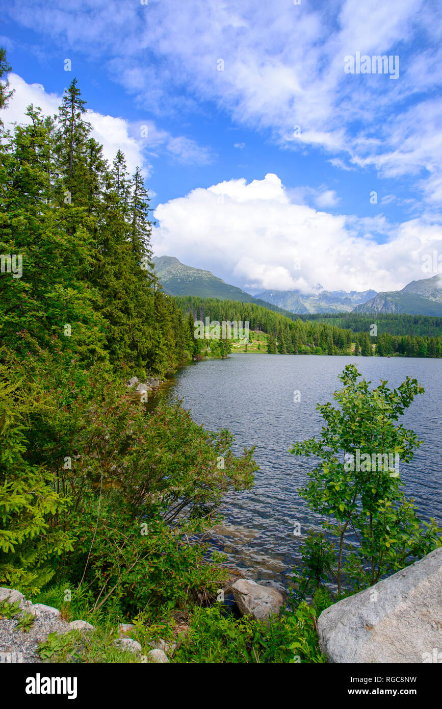 La Slovaquie, Hohe Tatra, Štrbske pleso Banque D'Images