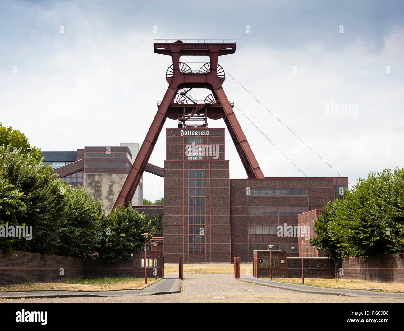 Allemagne, Essen, en vue d'un complexe industriel de la mine de charbon de Zollverein Banque D'Images