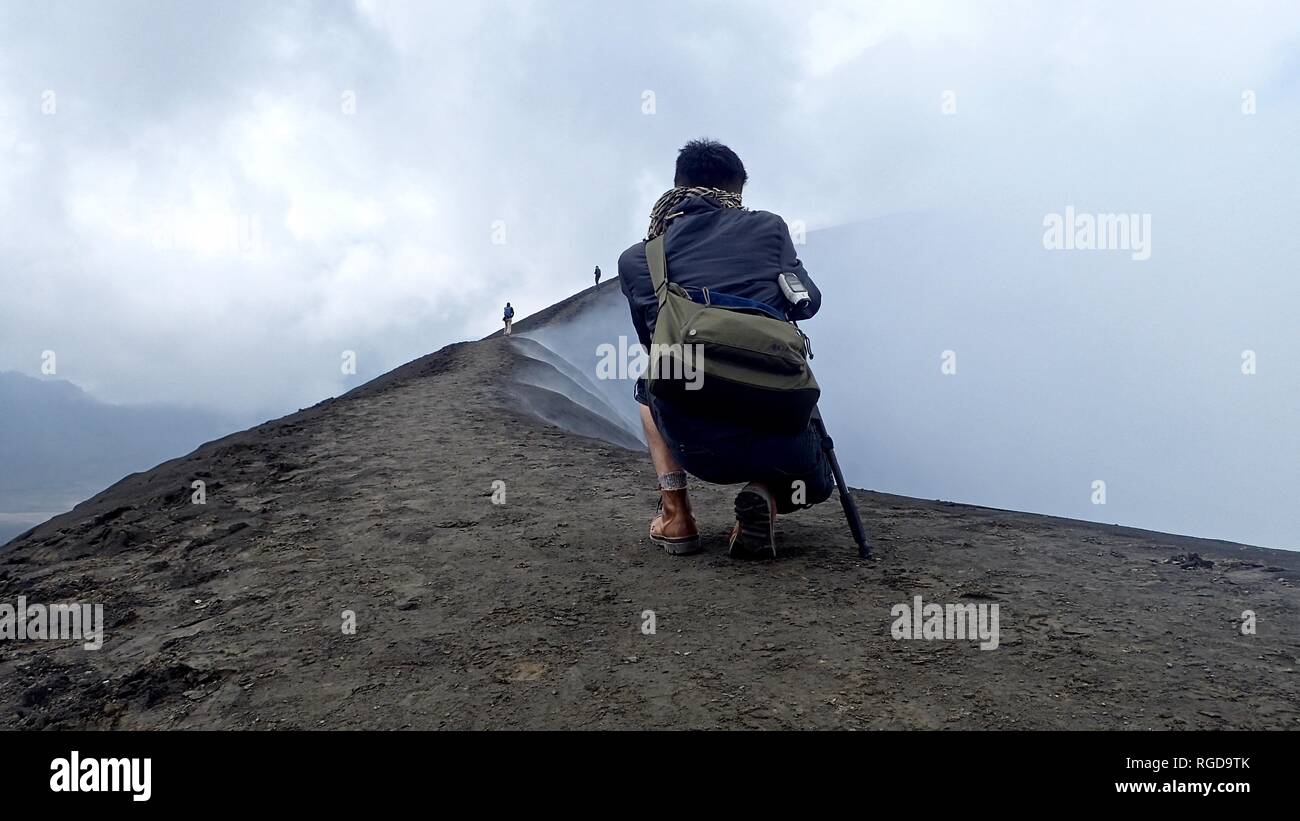 Parc national de Bromo Tengger Semeru Banque D'Images