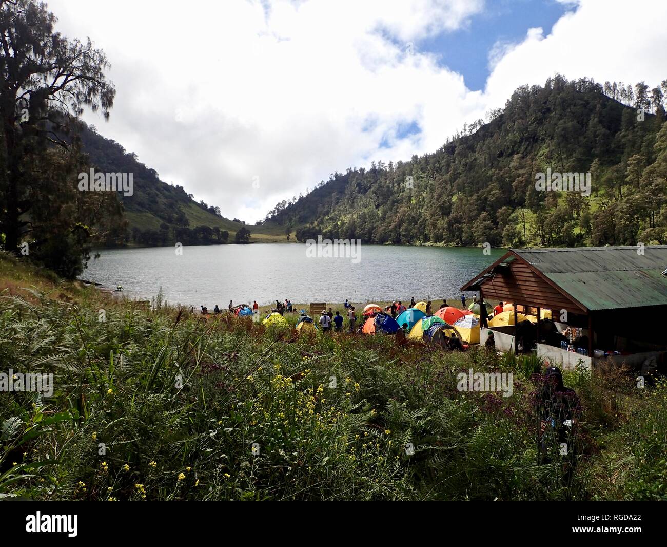 Parc national de Bromo Tengger Semeru Banque D'Images