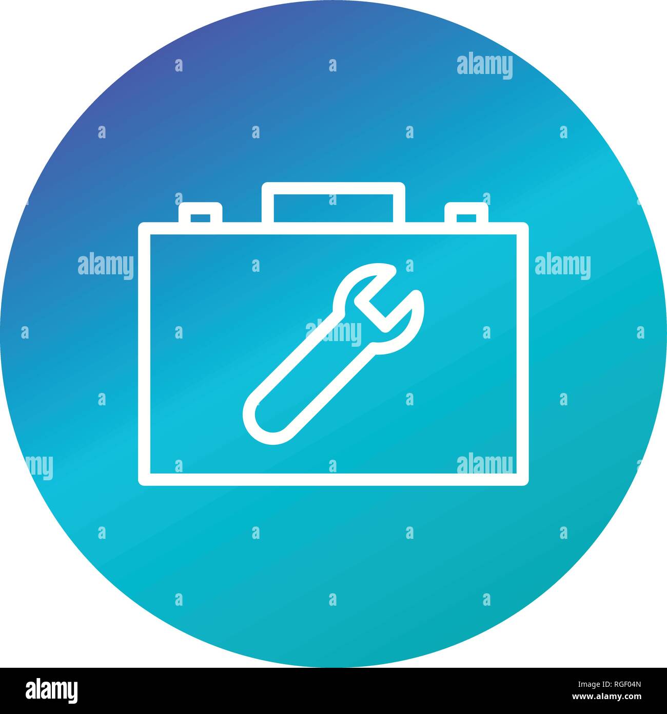 L'icône de la boîte à outils de l'icône de signe vecteur vecteur Illustration pour utilisation personnelle et commerciale... L'icône de la mode Look propre... Illustration de Vecteur