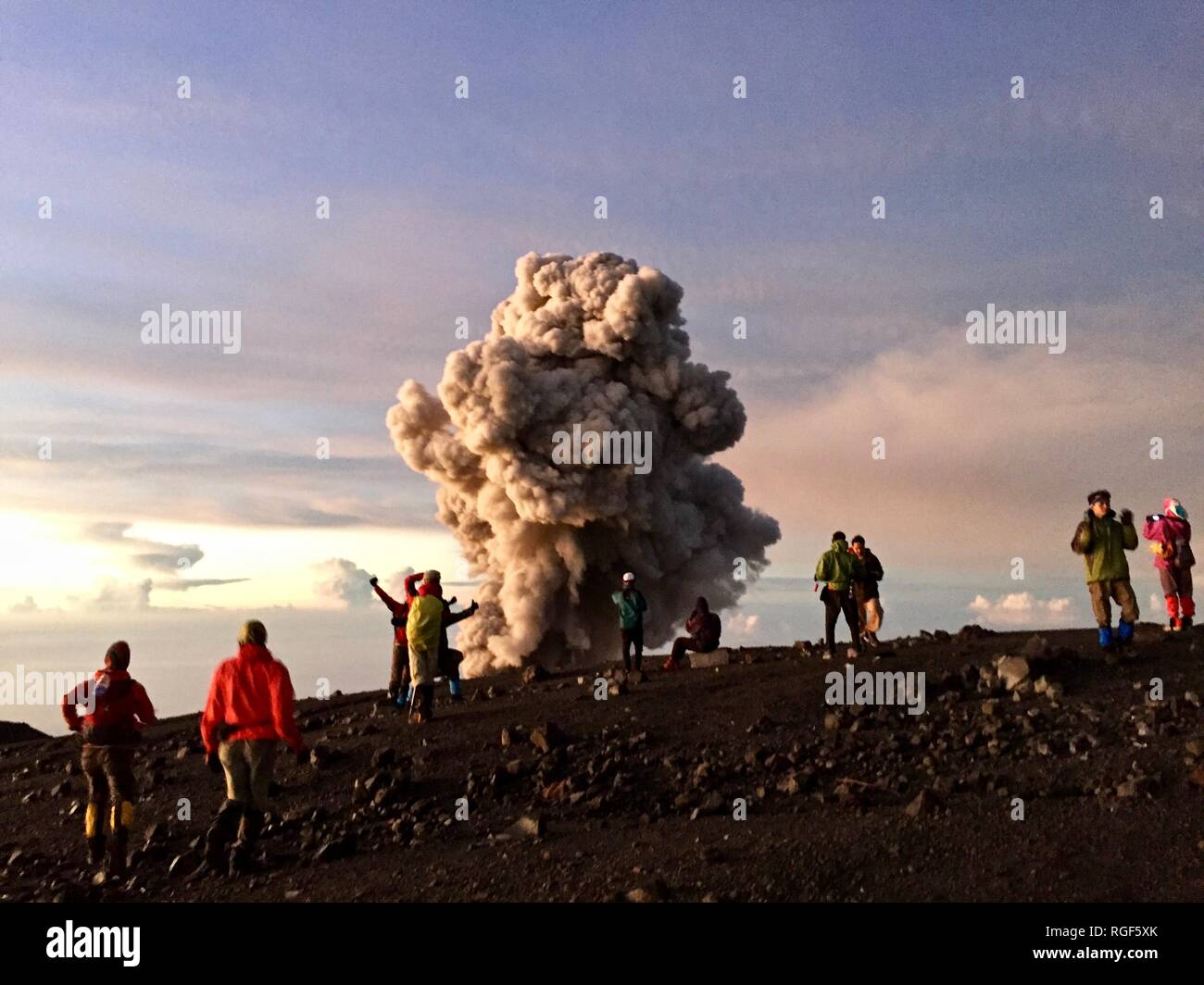 Parc national de Bromo Tengger Semeru Banque D'Images