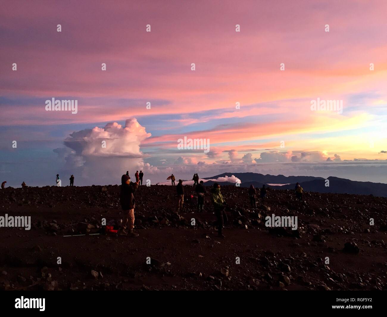 Parc national de Bromo Tengger Semeru Banque D'Images