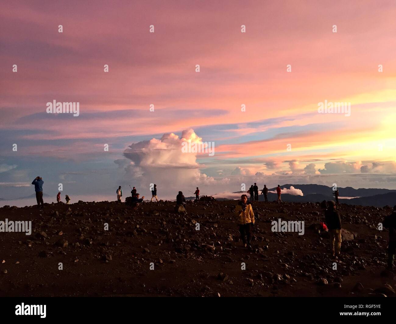 Parc national de Bromo Tengger Semeru Banque D'Images