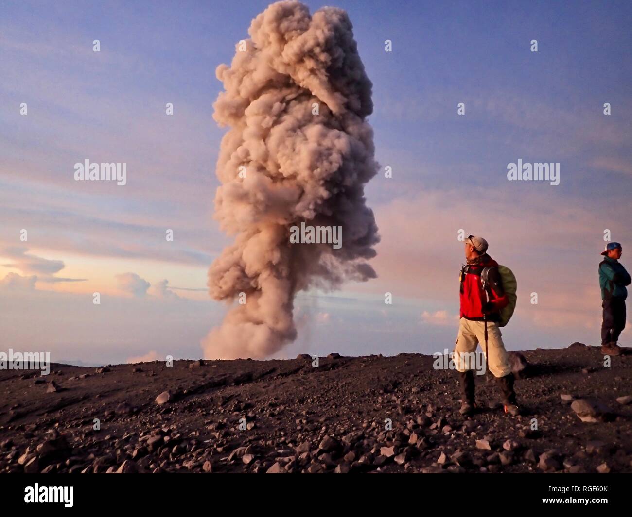 Parc national de Bromo Tengger Semeru Banque D'Images
