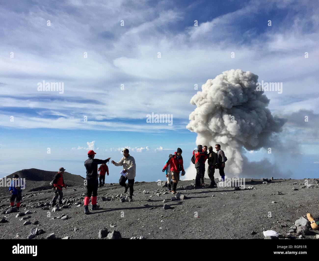 Parc national de Bromo Tengger Semeru Banque D'Images
